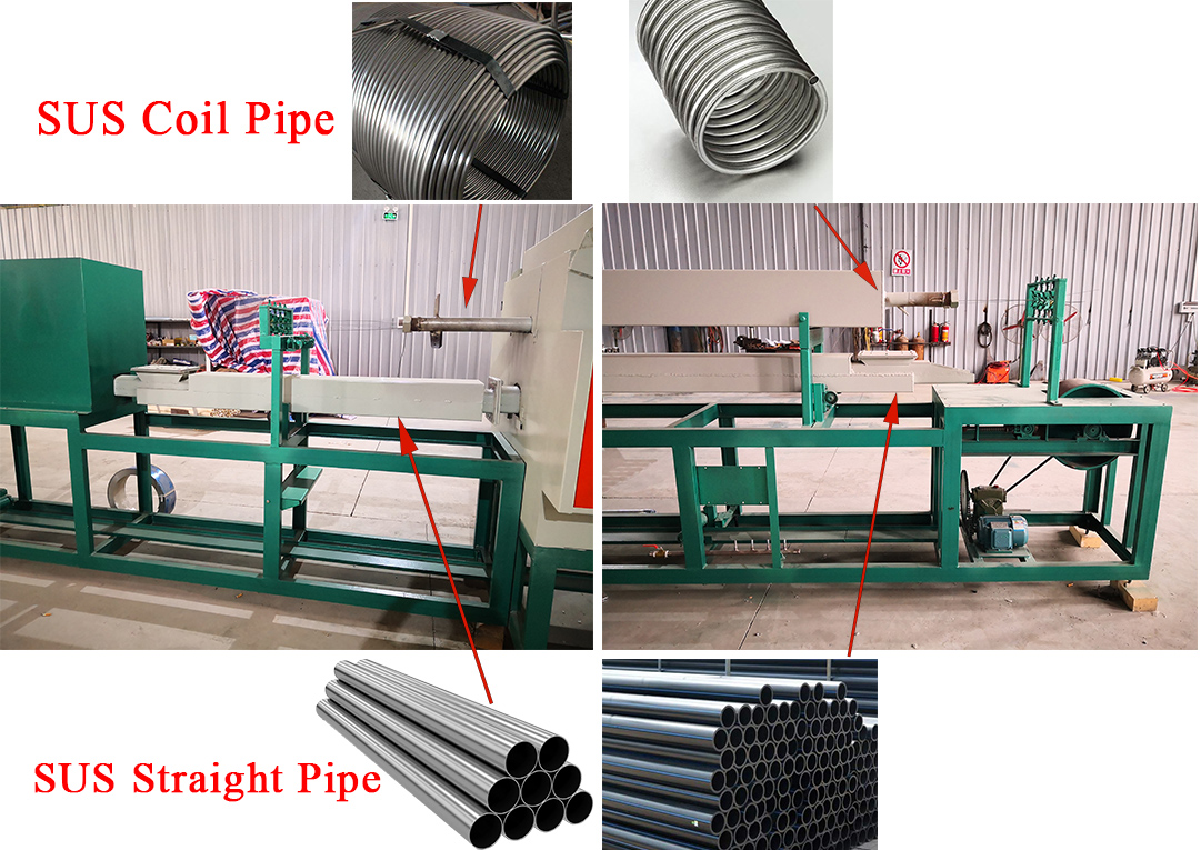 New design stainless steel coil pipes and straight pipe bright annealing multi-purpose furnace