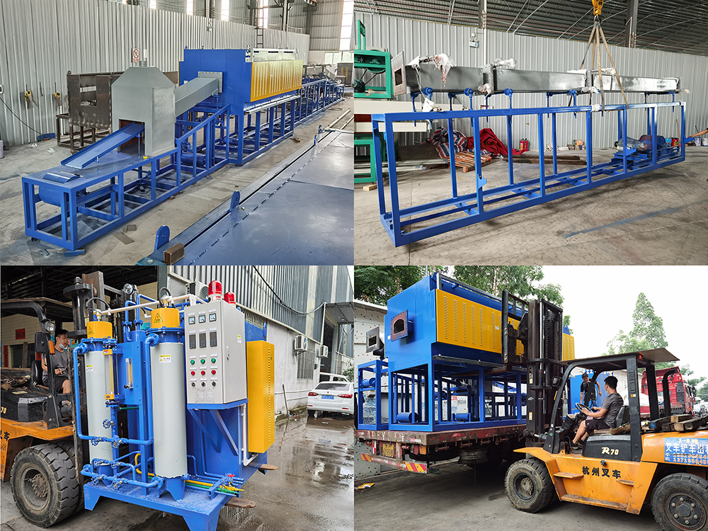 Custom Continuous bright annealing heat treatment furnace to Zhejiang China