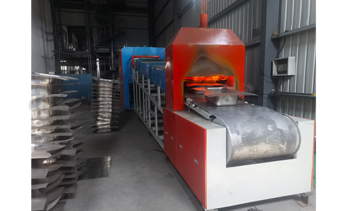 Sink continuous bright atmosphere protective annealing furnace