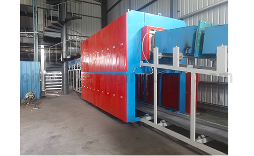 Sink continuous bright atmosphere protective annealing furnace