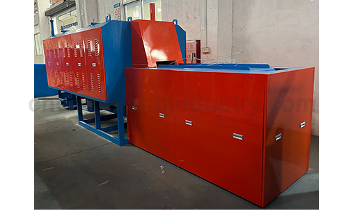 Mesh belt carburizing tempering furnace for bolts