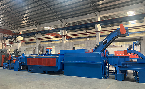 Mesh belt roller carburizing tempering furnace for fastener