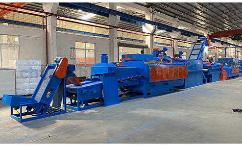 Mesh belt roller carburizing tempering furnace for fastener