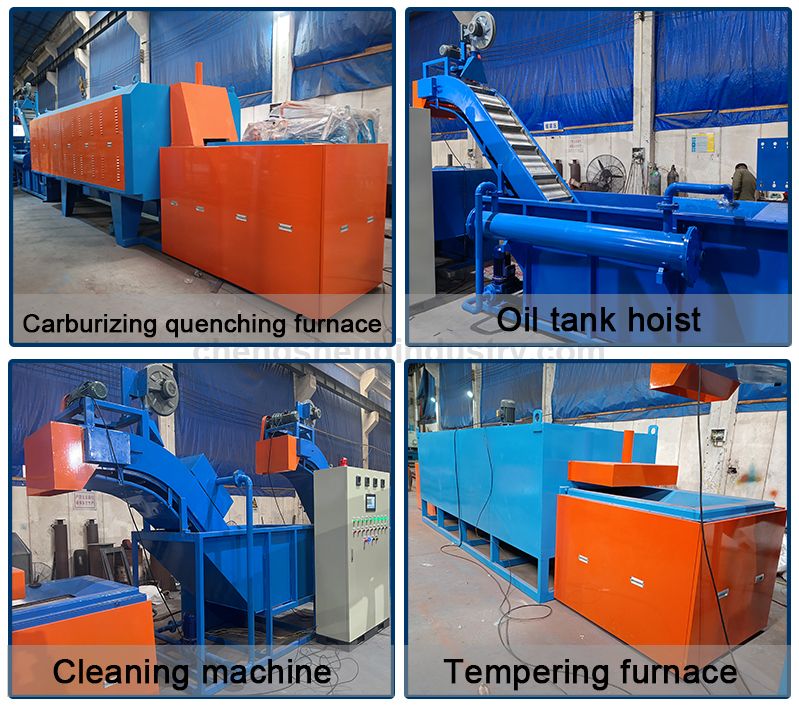 Fasteners Screw Heat Treatment Industrial Carburizing Quenching Tempering Furnace